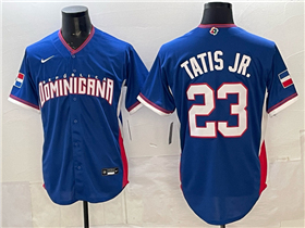 Dominican Republic #23 Fernando Tatís Jr. Baseball Blue 2026 World Baseball Classic Jersey