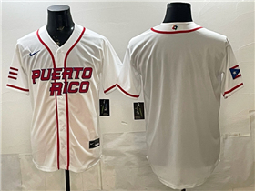 Puerto Rico White 2026 World Baseball Classic Team Jersey