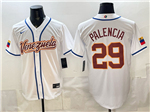 Venezuela Baseball #29 Daniel Palencia White 2026 World Baseball Classic Jersey