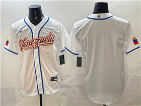 Venezuela Baseball White 2026 World Baseball Classic Team Jersey