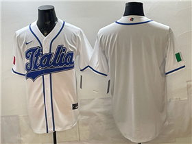 Italy Baseball White 2026 World Baseball Classic Team Jersey