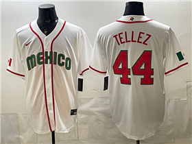 Mexico Baseball #44 Rowdy Tellez White 2026 World Baseball Classic Jersey