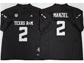 Texas A&M Aggies #2 Johnny Manziel Black College Football F.U.S.E. Limited Jersey