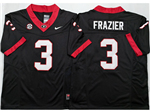Georgia Bulldogs #3 Nate Frazier Black College Football F.U.S.E. Limited Jersey