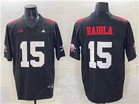Nebraska Cornhuskers #15 Dylan Raiola Black College Football F.U.S.E. Limited Jersey