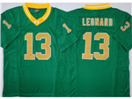 Notre Dame Fighting Irish #13 Riley Leonard Green College Football Limited Jersey