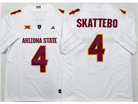 Arizona State Sun Devils #4 Cam Skattebo Red College Football F.U.S.E. Limited Jersey