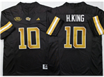 Georgia Tech Yellow Jackets #10 Haynes King Black College Football F.U.S.E. Limited Jersey