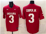 Indiana Hoosiers #3 Omar Cooper Jr. Red College Football F.U.S.E. Limited Jersey