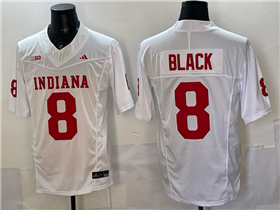 Indiana Hoosiers #8 Kaelon Black White College Football F.U.S.E. Limited Jersey