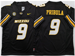 Missouri Tigers #9 Beau Pribula Black College Football F.U.S.E. Limited Jersey