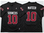 Oklahoma Sooners #10 John Mateer Black College Football F.U.S.E. Limited Jersey