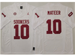 Oklahoma Sooners #10 John Mateer White College Football F.U.S.E. Limited Jersey