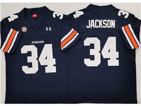 Auburn Tigers #34 Bo Jackson Navy College Football F.U.S.E. Limited Jersey