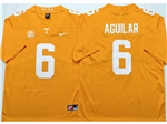 Tennessee Volunteers #6 Joey Aguilar Orange College Football Jersey