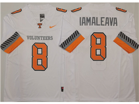 Tennessee Volunteers #8 Nico Iamaleava White College Football F.U.S.E. Limited Jersey