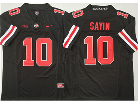 Ohio State Buckeyes #10 Julian Sayin Black College Football F.U.S.E. Limited Jersey