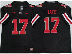 Ohio State Buckeyes #17 Carnell Tate Black College Football F.U.S.E. Limited Jersey