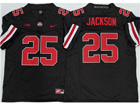 Ohio State Buckeyes #25 Bo Jackson Black College Football F.U.S.E. Limited Jersey
