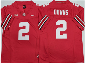 Ohio State Buckeyes #2 Caleb Downs Red College Football F.U.S.E. Limited Jersey
