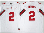 Ohio State Buckeyes #2 Caleb Downs White College Football F.U.S.E. Limited Jersey