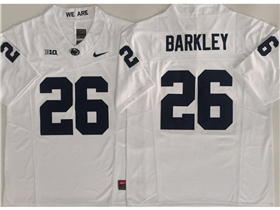 Penn State Nittany Lions #26 Saquon Barkley White College Football F.U.S.E. Limited Jersey