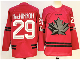 2026 Winter Olympics Team Canada #29 Nathan MacKinnon Home Red Hockey Jersey