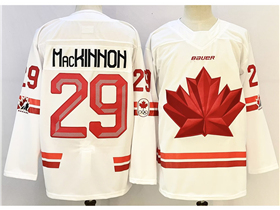 2026 Winter Olympics Team Canada #29 Nathan MacKinnon White Hockey Jersey