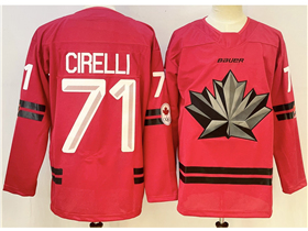 2026 Winter Olympics Team Canada #71 Anthony Cirelli Red Hockey Jersey