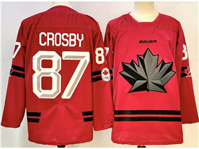 2026 Winter Olympics Team Canada #87 Sidney Crosby Home Red Hockey Jersey