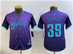 Arizona Diamondbacks #39 Corbin Burnes Youth Purple 2025 City Connect Limited Jersey