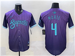 Arizona Diamondbacks #4 Ketel Marte Purple 2025 City Connect Limited Jersey