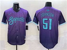 Arizona Diamondbacks #51 Randy Johnson Purple 2025 City Connect Limited Jersey