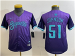 Arizona Diamondbacks #51 Randy Johnson Youth Purple 2025 City Connect Limited Jersey