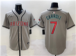 Arizona Diamondbacks #7 Corbin Carroll Gray Limited Jersey