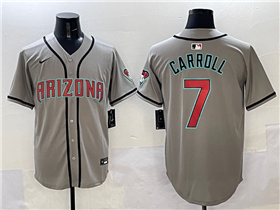 Arizona Diamondbacks #7 Corbin Carroll Gray Limited Jersey