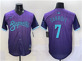 Arizona Diamondbacks #7 Corbin Carroll Purple 2025 City Connect Limited Jersey