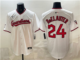 Cleveland Guardians #24 Chase DeLauter White Limited Jersey