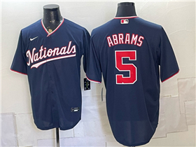 Washington Nationals #5 CJ Abrams Navy Limited Jersey