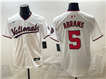 Washington Nationals #5 CJ Abrams White Limited Jersey