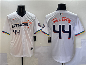 Houston Astros #44 Still Tippin White 2025 City Connect Limited Jersey