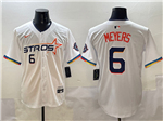 Houston Astros #6 Jake Meyers White 2025 City Connect Limited Jersey