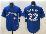 Toronto Blue Jays #22 Ernie Clement Blue Limited Jersey