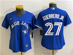 Toronto Blue Jays #27 Vladimir Guerrero Jr. Women's Blue Limited Jersey