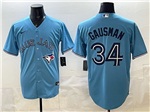 Toronto Blue Jays #34 Kevin Gausman Powder Blue Limited Jersey