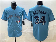 Toronto Blue Jays #34 Kevin Gausman Powder Blue Limited Jersey