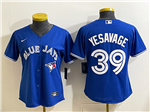 Toronto Blue Jays #39 Trey Yesavage Women's Blue Limited Jersey