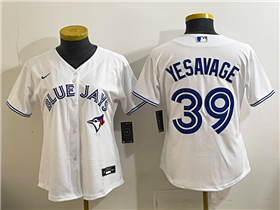 Toronto Blue Jays #39 Trey Yesavage Women's White Limited Jersey