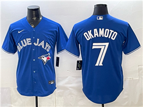 Toronto Blue Jays #7 Kazuma Okamoto Blue Limited Jersey