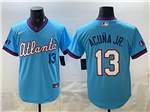 Atlanta Braves #13 Ronald Acuna Jr. Powder Blue 2026 City Connect Jersey